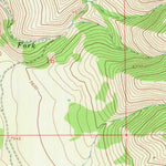United States Geological Survey Sublette Canyon, WY (1967, 24000-Scale) digital map