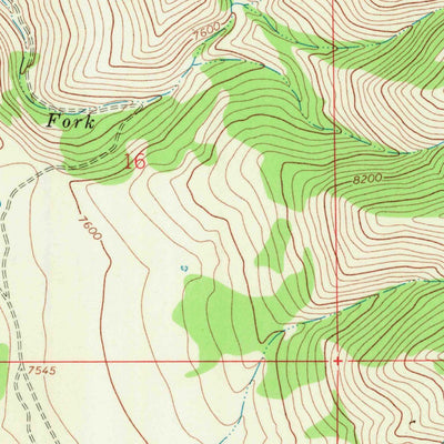 United States Geological Survey Sublette Canyon, WY (1967, 24000-Scale) digital map
