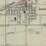 United States Geological Survey Sublette, KS (1968, 24000-Scale) digital map