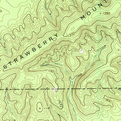 United States Geological Survey Subligna, GA (1967, 24000-Scale) digital map