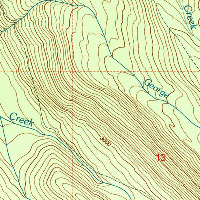 United States Geological Survey Substitute Point, OR (1997, 24000-Scale) digital map