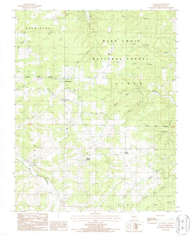 United States Geological Survey Success, MO (1987, 24000-Scale) digital map