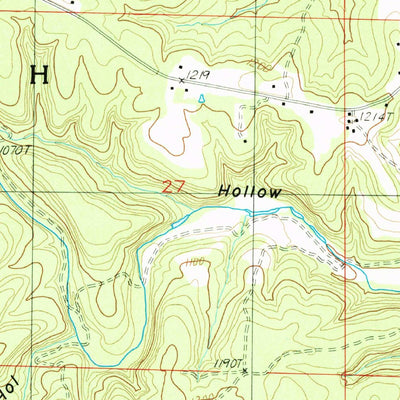 United States Geological Survey Success, MO (1987, 24000-Scale) digital map