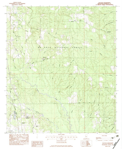 United States Geological Survey Success, MS (1982, 24000-Scale) digital map