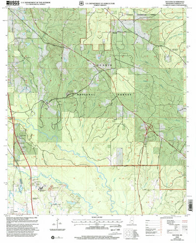United States Geological Survey Success, MS (2000, 24000-Scale) digital map