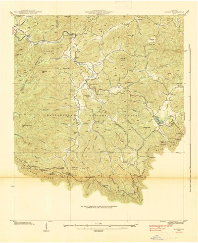 United States Geological Survey Suches, GA (1938, 24000-Scale) digital map