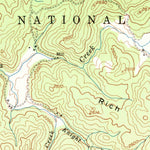 United States Geological Survey Suches, GA (1950, 24000-Scale) digital map