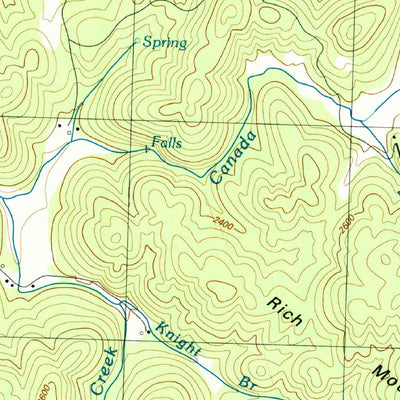 United States Geological Survey Suches, GA (1988, 24000-Scale) digital map