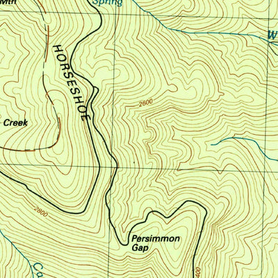 United States Geological Survey Suches, GA (1988, 24000-Scale) digital map