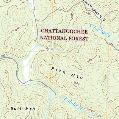 United States Geological Survey Suches, GA (2020, 24000-Scale) digital map