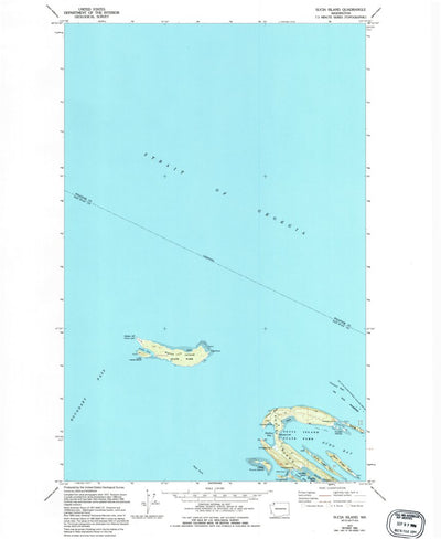 United States Geological Survey Sucia Island, WA (1973, 24000-Scale) digital map