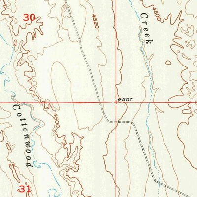 United States Geological Survey Sucker Dam, WY (1951, 24000-Scale) digital map