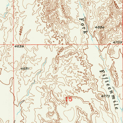 United States Geological Survey Sucker Dam, WY (1951, 24000-Scale) digital map