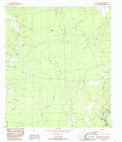 United States Geological Survey Sudduth Bluff, TX-LA (1984, 24000-Scale) digital map
