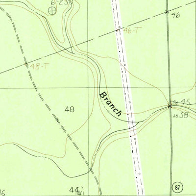 United States Geological Survey Sudduth Bluff, TX-LA (1984, 24000-Scale) digital map