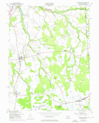 United States Geological Survey Sudlersville, MD-DE (1953, 24000-Scale) digital map