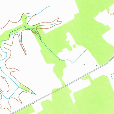 United States Geological Survey Sudlersville, MD-DE (1953, 24000-Scale) digital map