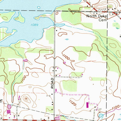 United States Geological Survey Suffield, OH (1960, 24000-Scale) digital map