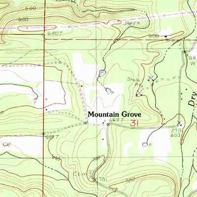 United States Geological Survey Sugar Grove, AR (1983, 24000-Scale) digital map