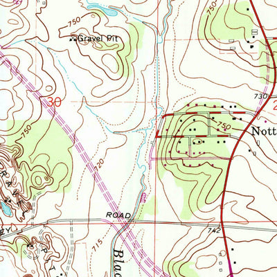 United States Geological Survey Sugar Grove, IL (1964, 24000-Scale) digital map