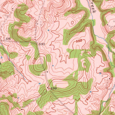United States Geological Survey Sugar Grove, KY (1954, 24000-Scale) digital map