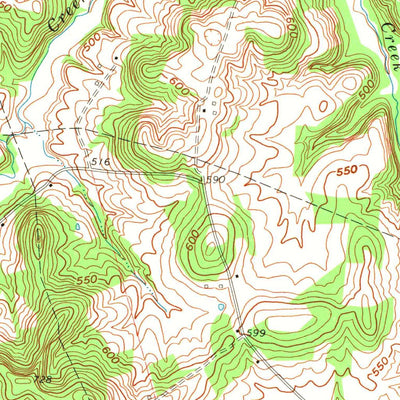 United States Geological Survey Sugar Grove, KY (1973, 24000-Scale) digital map
