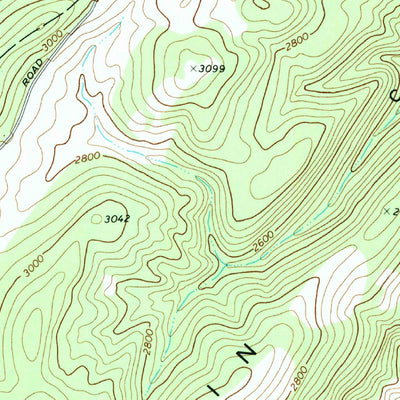 United States Geological Survey Sugar Grove, WV (1969, 24000-Scale) digital map