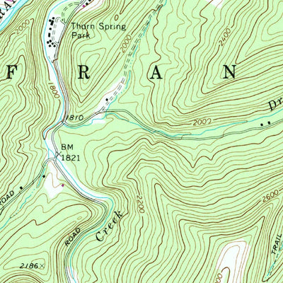 United States Geological Survey Sugar Grove, WV (1969, 24000-Scale) digital map