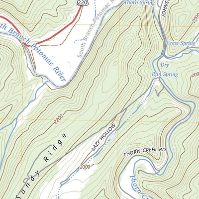 United States Geological Survey Sugar Grove, WV (2023, 24000-Scale) digital map