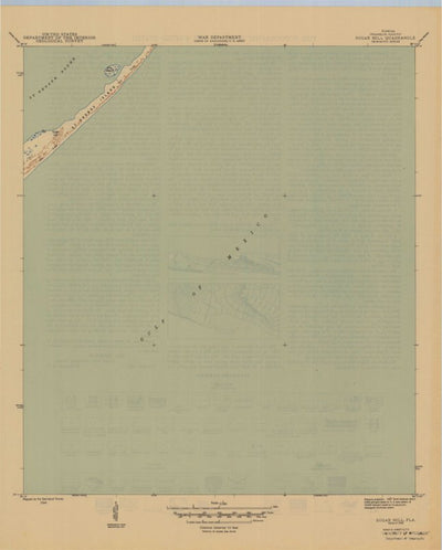 United States Geological Survey Sugar Hill, FL (1945, 31680-Scale) digital map
