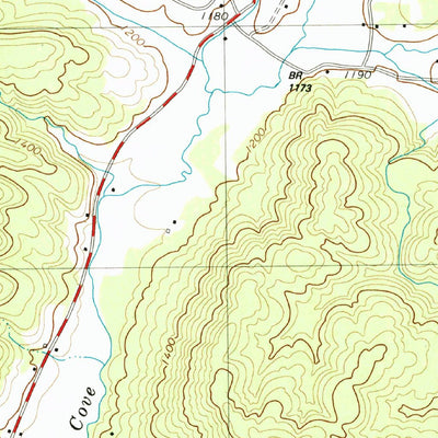 United States Geological Survey Sugar Hill, NC (1985, 24000-Scale) digital map