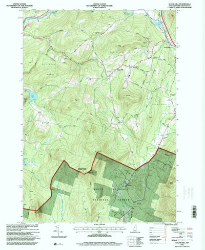 United States Geological Survey Sugar Hill, NH (1995, 24000-Scale) digital map