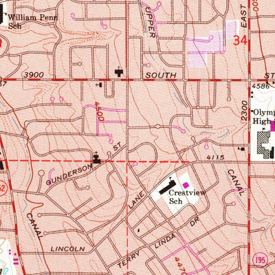 United States Geological Survey Sugar House, UT (1963, 24000-Scale) digital map