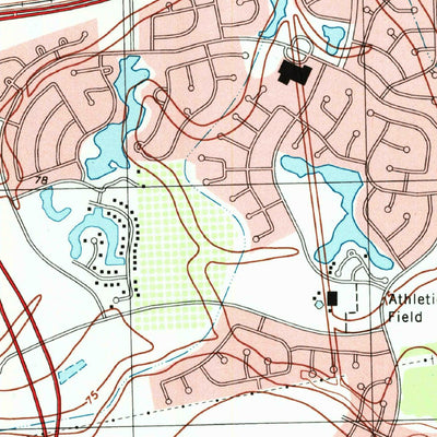 United States Geological Survey Sugar Land, TX (1995, 24000-Scale) digital map