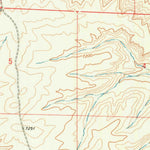 United States Geological Survey Sugar Loaf NW, WY (1969, 24000-Scale) digital map