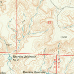 United States Geological Survey Sugar Loaf NW, WY (1969, 24000-Scale) digital map