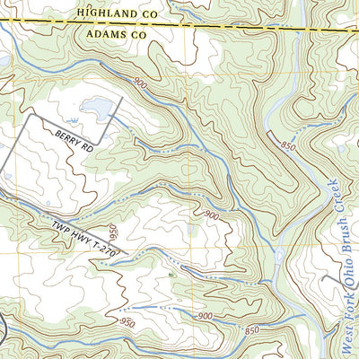 United States Geological Survey Sugar Tree Ridge, OH (2023, 24000-Scale) digital map