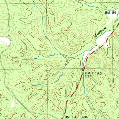 United States Geological Survey Sugar Tree, TN (1949, 24000-Scale) digital map