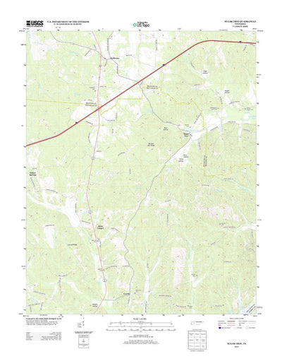 United States Geological Survey Sugar Tree, TN (2013, 24000-Scale) digital map
