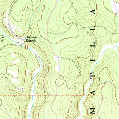 United States Geological Survey Sugarbowl Creek, OR (1969, 24000-Scale) digital map