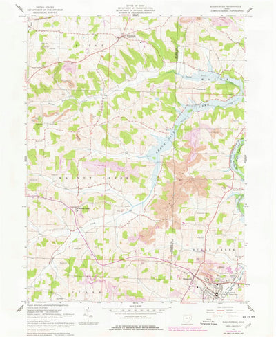 United States Geological Survey Sugarcreek, OH (1961, 24000-Scale) digital map