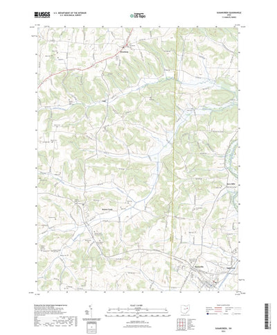United States Geological Survey Sugarcreek, OH (2023, 24000-Scale) digital map