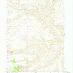 United States Geological Survey Sugarloaf Butte, CO-WY (1966, 24000-Scale) digital map
