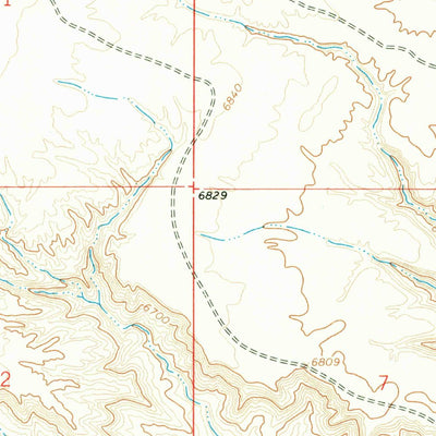 United States Geological Survey Sugarloaf Butte, CO-WY (1966, 24000-Scale) digital map