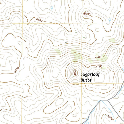 United States Geological Survey Sugarloaf Butte, NV (2021, 24000-Scale) digital map