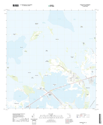 United States Geological Survey Sugarloaf Key, FL (2021, 24000-Scale) digital map