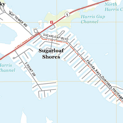United States Geological Survey Sugarloaf Key, FL (2021, 24000-Scale) digital map