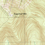 United States Geological Survey Sugarloaf Mountain, ME (1997, 24000-Scale) digital map
