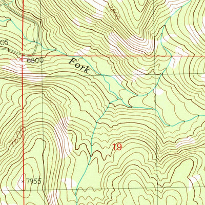 United States Geological Survey Sugarloaf Mountain, MT (1989, 24000-Scale) digital map