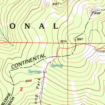 United States Geological Survey Sugarloaf Mountain, MT (1996, 24000-Scale) digital map
